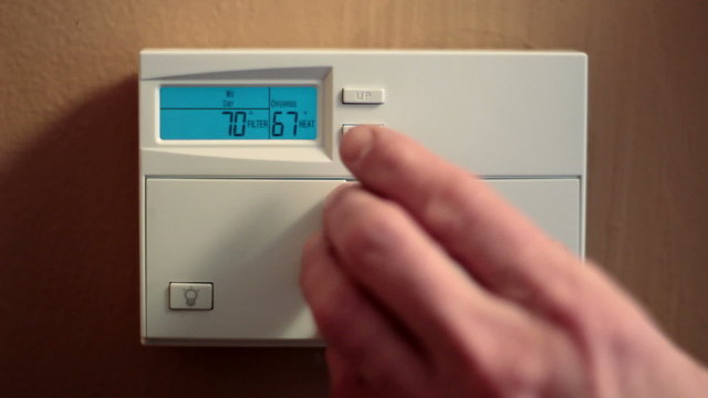 Thermostat being turned down