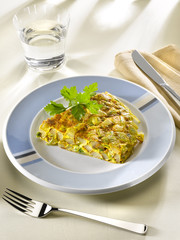 tortilla de pomme de terre à la morue