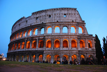 Fototapeta na wymiar Rzym (Koloseum)