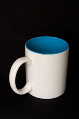 Mug with blue interior