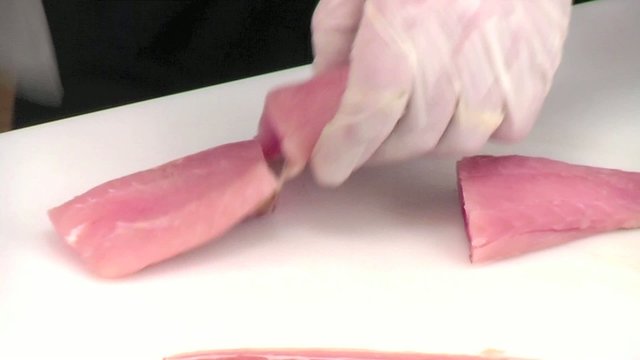 raw fish fillet