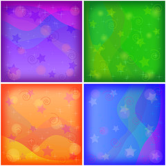 Abstract holiday background, set