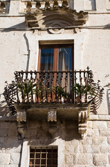 Fototapeta na wymiar Historyczne balkon.
