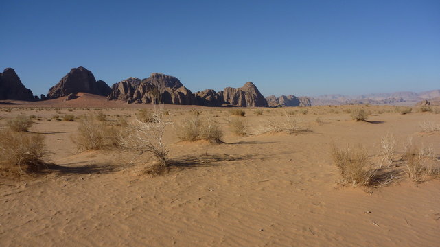 désert du wadi rum, Jordanie
