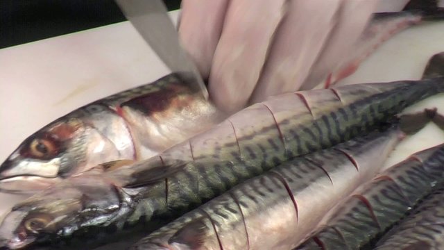 mackerel with vinaigrette sauce