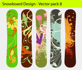 Snowboard design pack