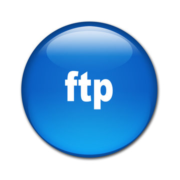 Boton brillante texto ftp