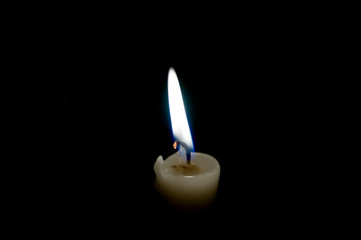 Candle in the dark