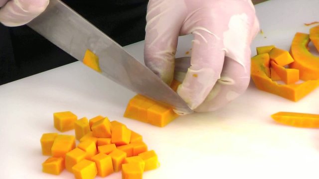 cooking pumpkin