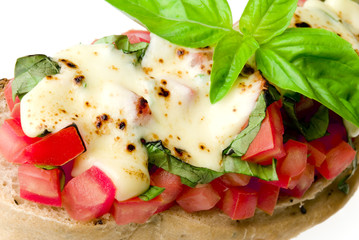 bruschetta con queso