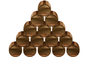 Fässer aus Holz