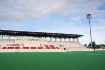 A stadium showing big ground