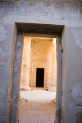 Interior of Seti I Temple, Luxor