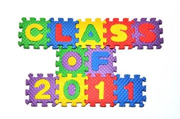 Class of 2011 - letter blocks