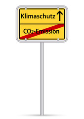 Klimaschutz vs. CO2-Emission