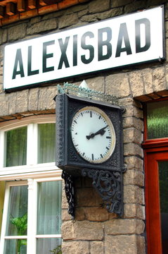 Sachsen-Anhalt, Harz, HSB, Alexisbad Bhf.