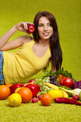 fruits and vegetables shopping