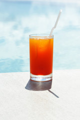Poolside cocktail