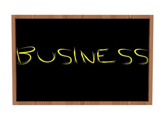 business on blackboard