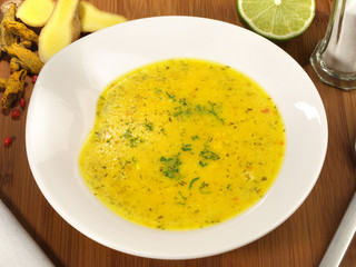 Currysuppe mit Ingwer