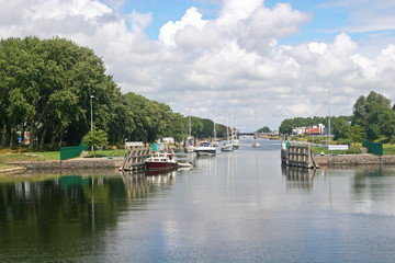 Fototapeta na wymiar canal, Vlissingen