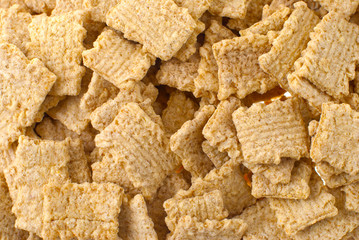 Crunchy breakfast cereals background