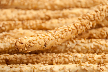 Sesame breadsticks