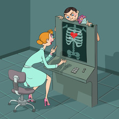 Valentine's Day X-ray observe