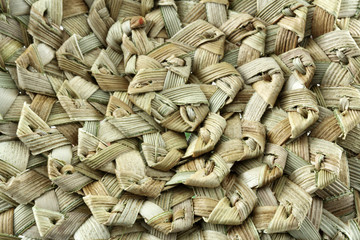 tressage en fibres végétales naturelles de vacoa