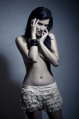 Naklejka premium sensual girl