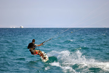 Fototapeta premium Кайтинг на Красном море