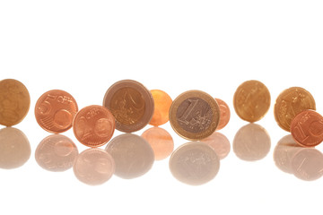 Euro coins