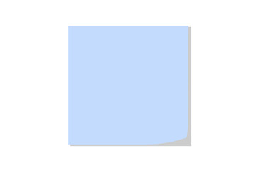 blue postit sticky note
