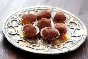 chocolate pralines