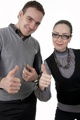 Successful business meeting.