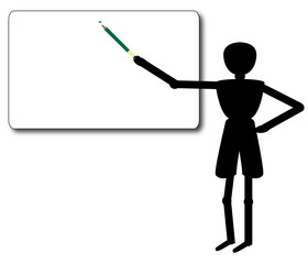 woman teacher educating