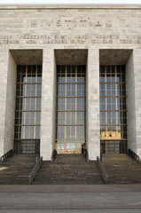 law courts entrance, milan