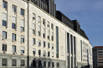 law courts foreshortening, milan