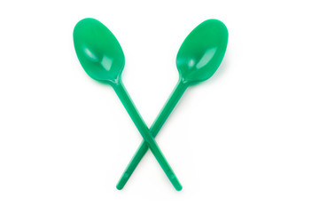 Spoons isolated on white