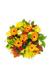 A bunch of flowers