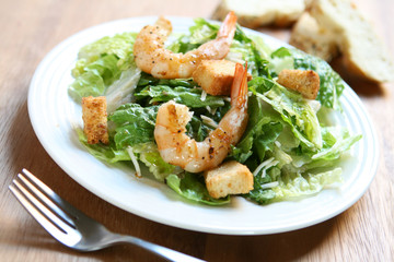 Grilled Shrimp Ceasar Salad