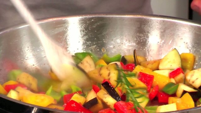 mediterranean vegetables with olive oil