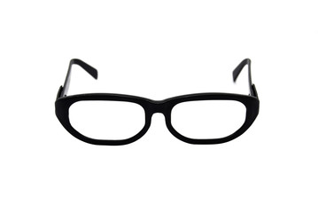 black glasses