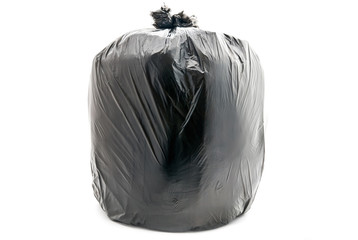 Black garbage bag