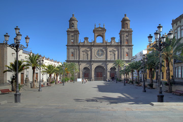 Fototapeta na wymiar Cathedral of Saint Ana, Las Palmas de Gran Canaria, Spain