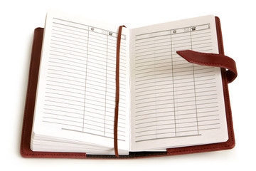 Leather personal organizer