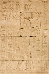 Pharaoh killing snake