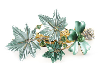 Green barrette