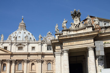 Fototapeta na wymiar Saint Peter's Basilica, Vatican