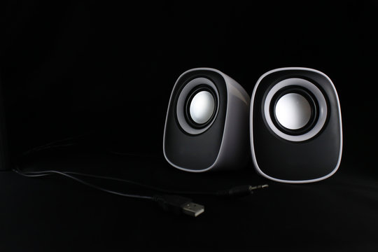 White speakers